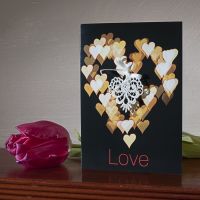 Bokeh & Lace Love Card
